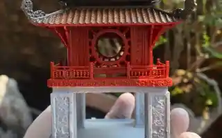 Mời các bác ngắm mô hình Khuê Văn Các