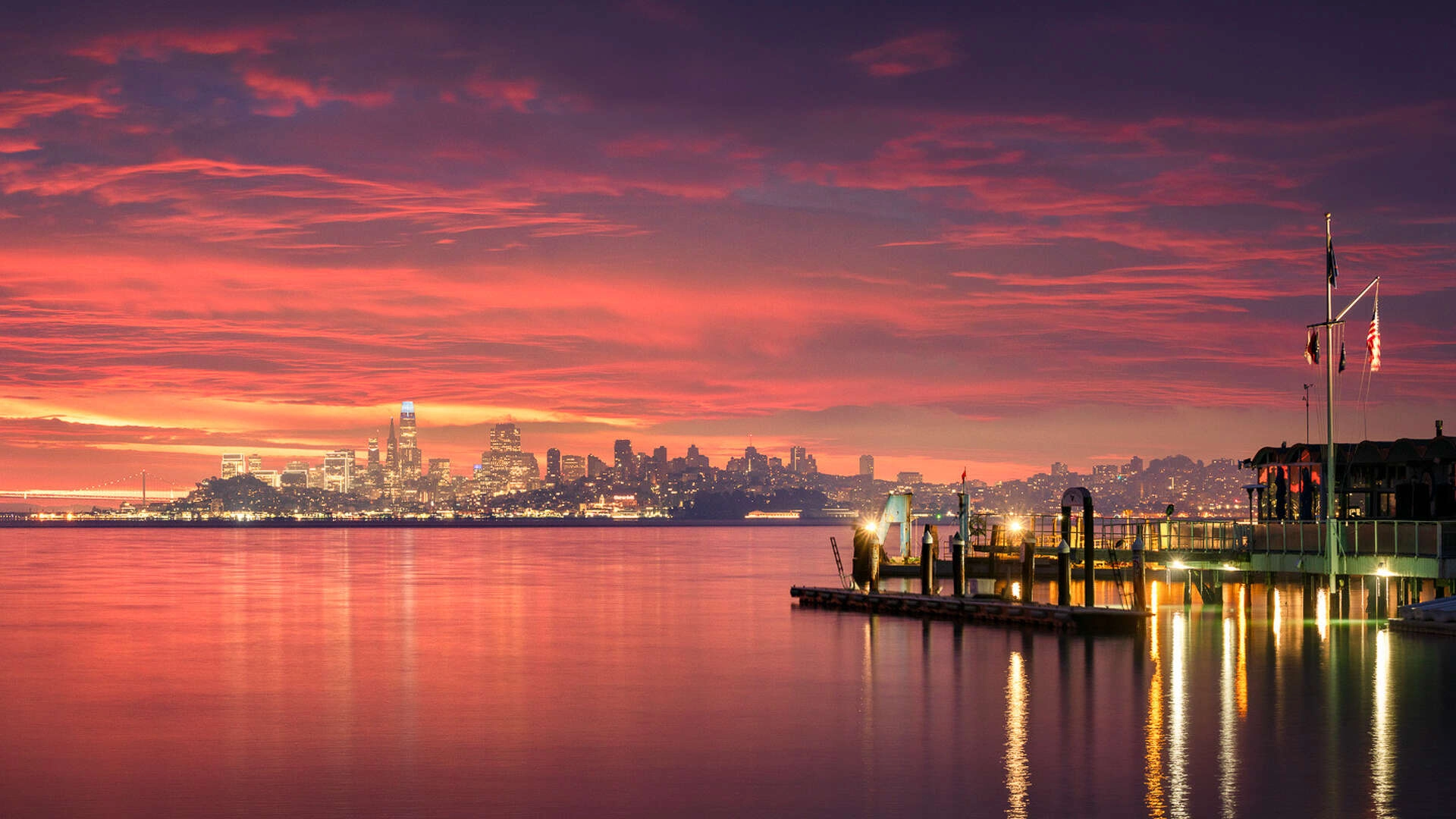 Sunset on the Bay