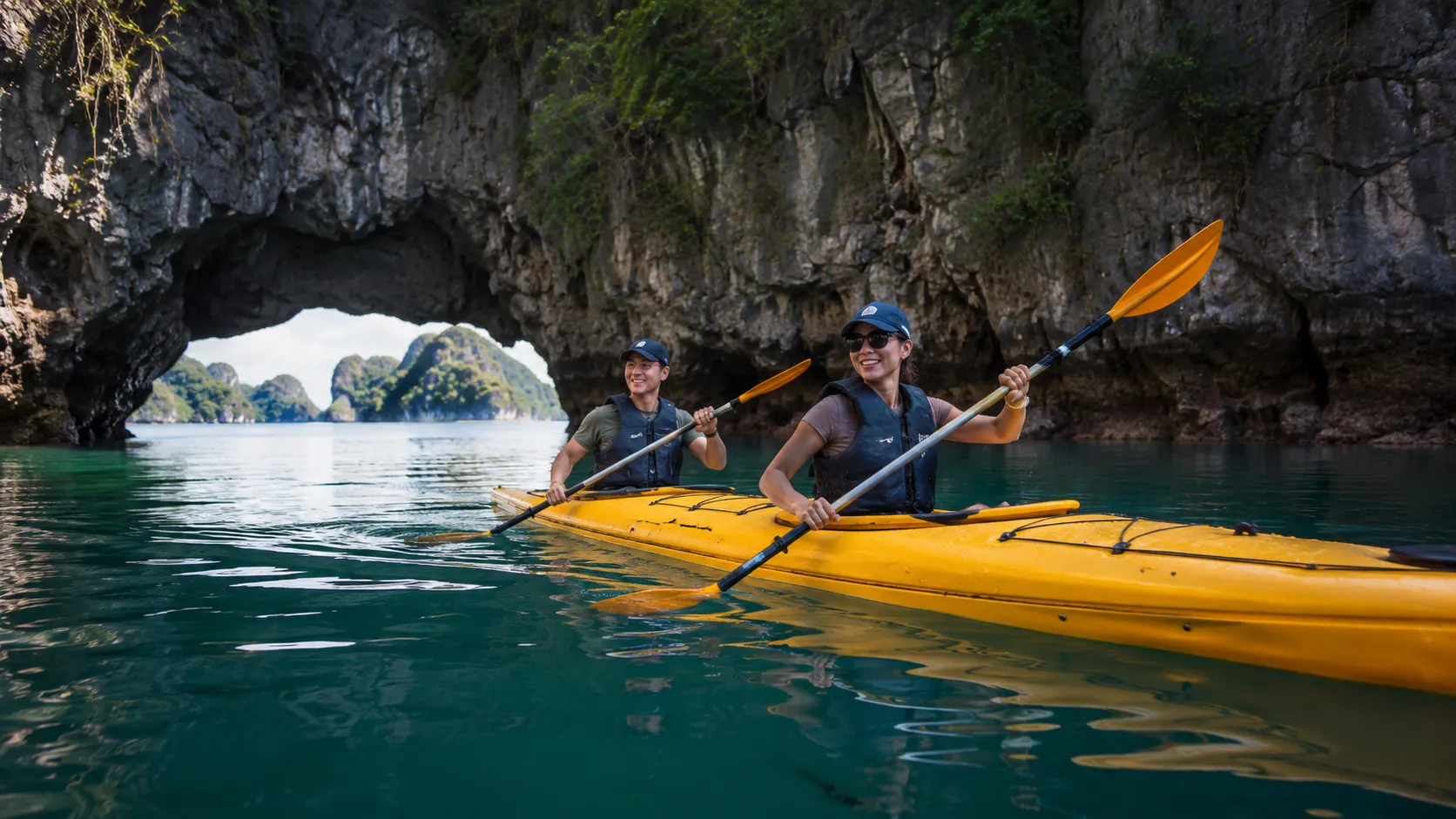 Trải nghiệm chèo kayak