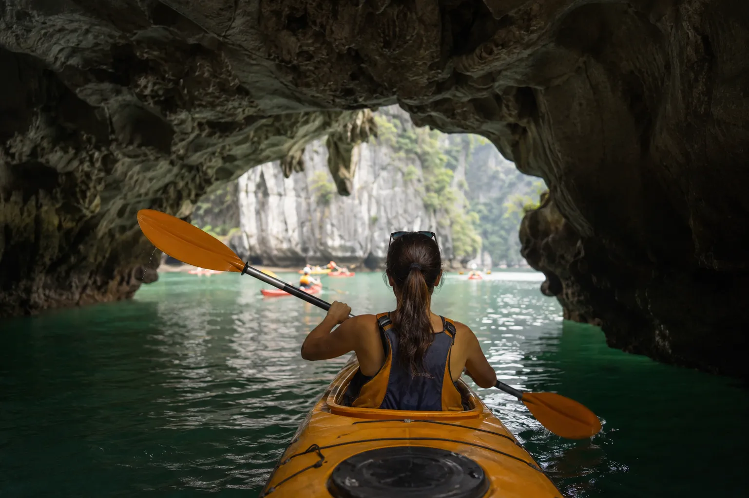 Trải nghiệm chèo kayak