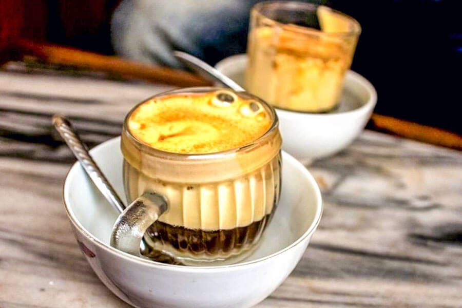 Cà phê trứng cho mùa đông Hà Nội