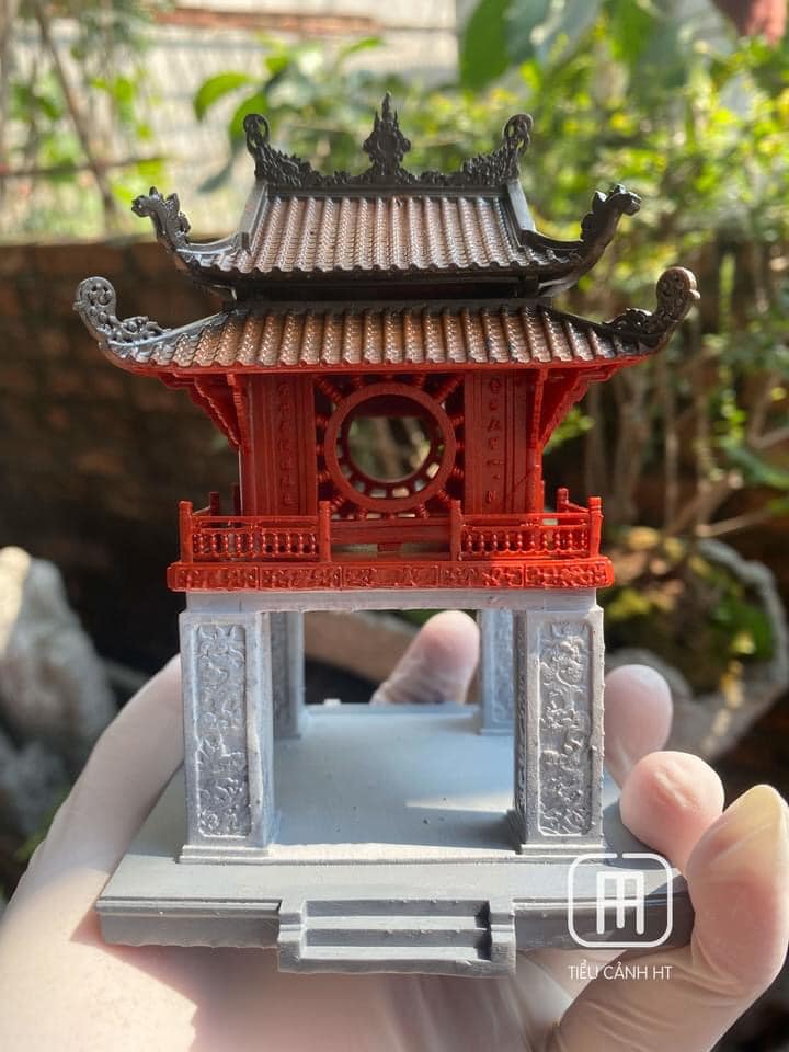 Mời các bác ngắm mô hình Khuê Văn Các