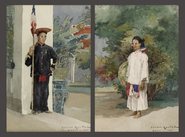 Ngắm nét đẹp Đông Dương qua những bức tranh trăm tuổi.