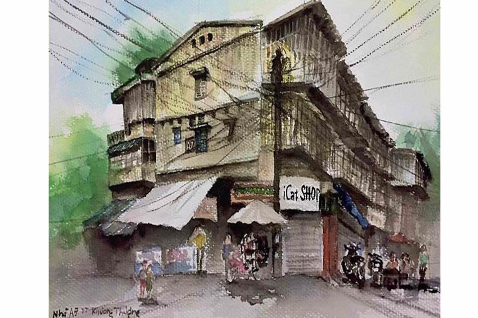 Tập thể cũ Hà Nội: Ký họa và hồi ức