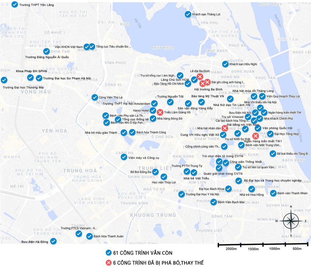Chuyển hóa không gian các công trình công cộng có giá trị được xây dựng trong giai đoạn 1954-1986 tại Hà Nội